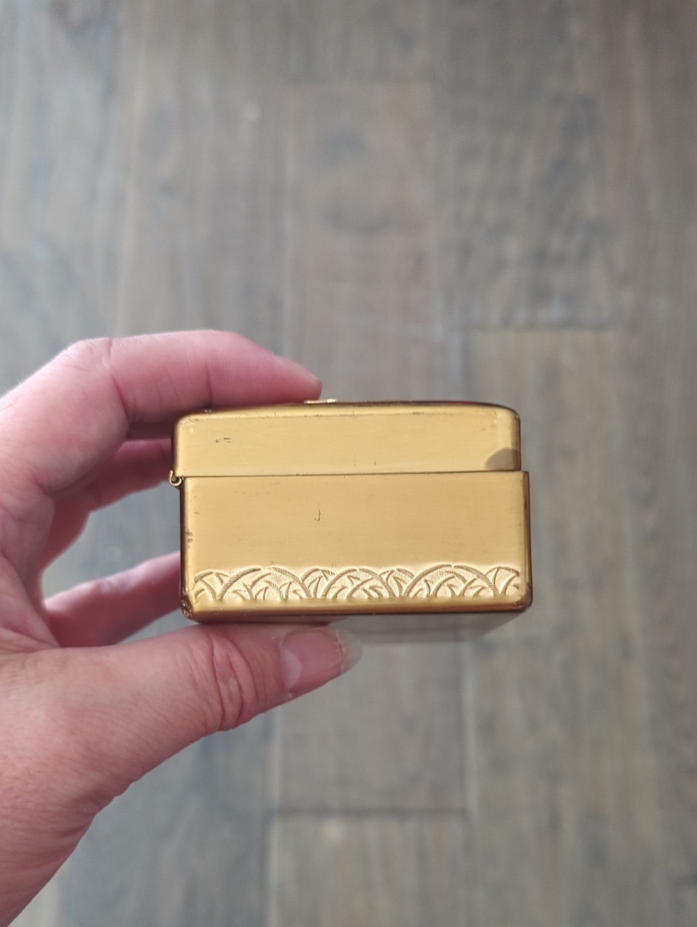Vintage 1951 CERTINA EA Watch Box Art Deco Style Brass - Picture 7 of 9
